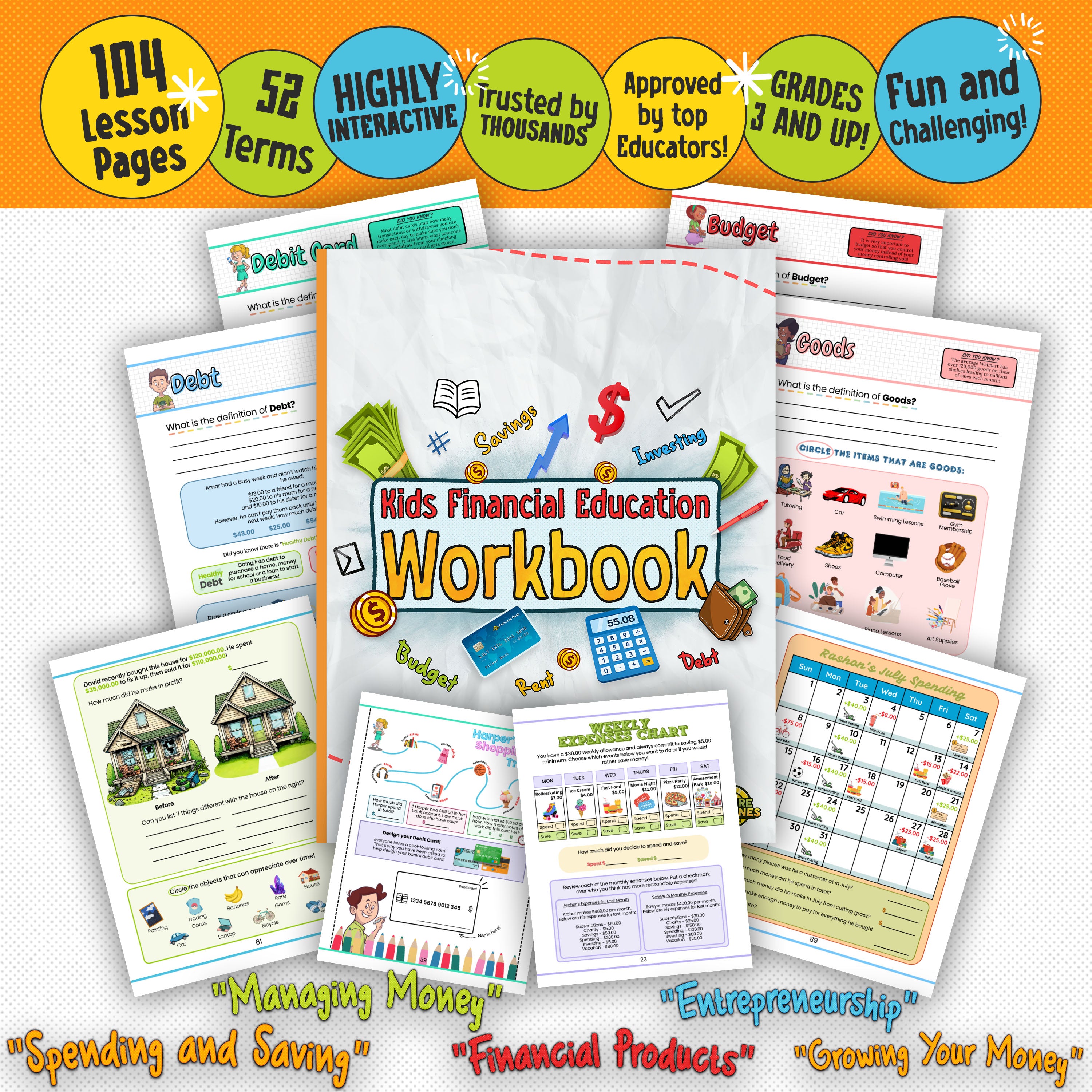 Financial Education Workbook Downloadable