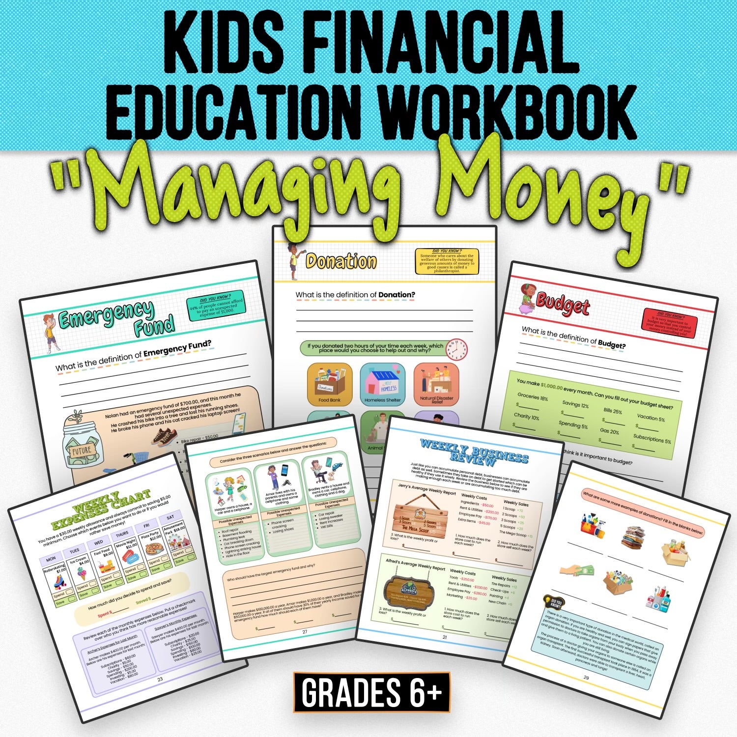 Managing Money Worksheets Downloadable