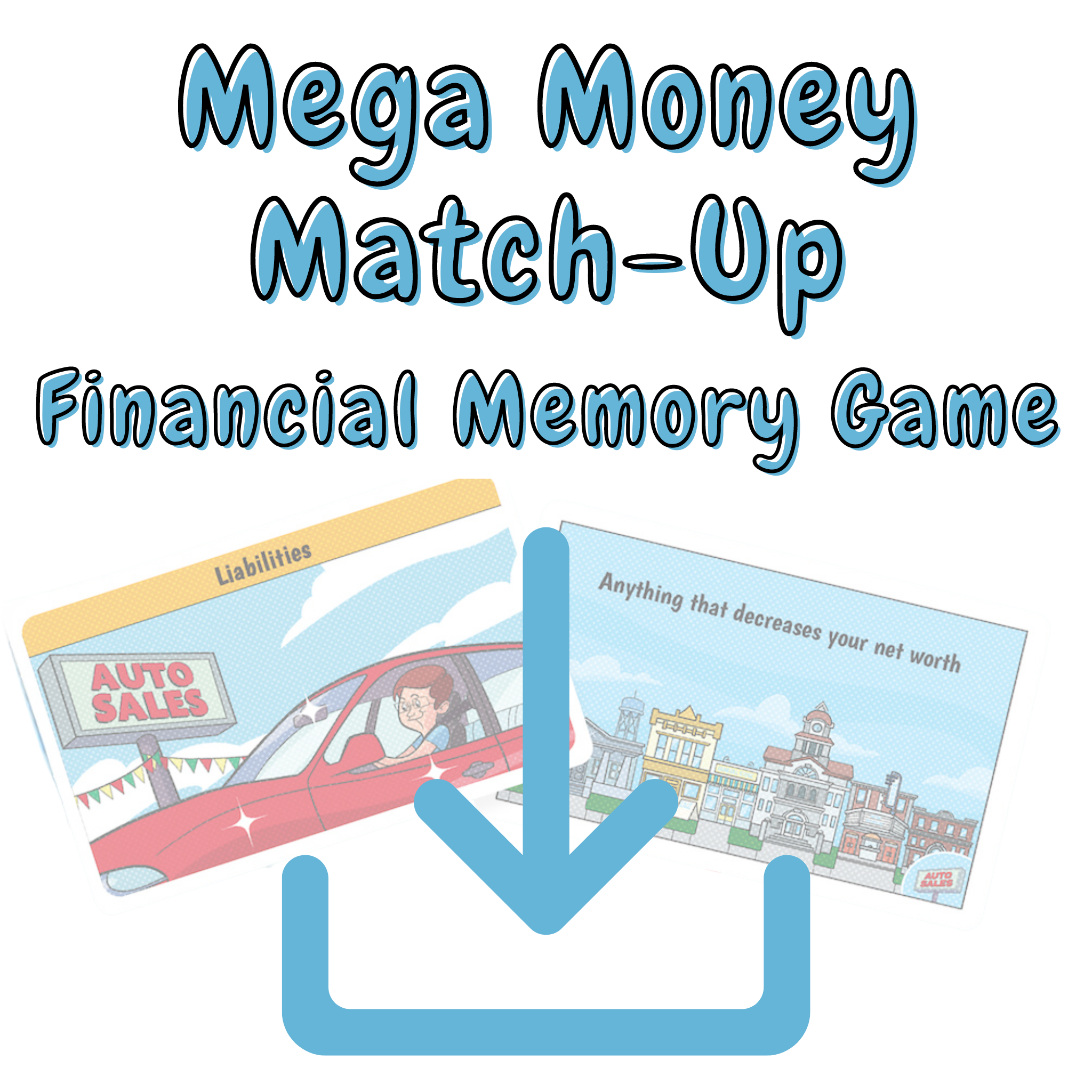 Mega Money Matchup - The Financial Literacy Memory Game for Kids Downloadable