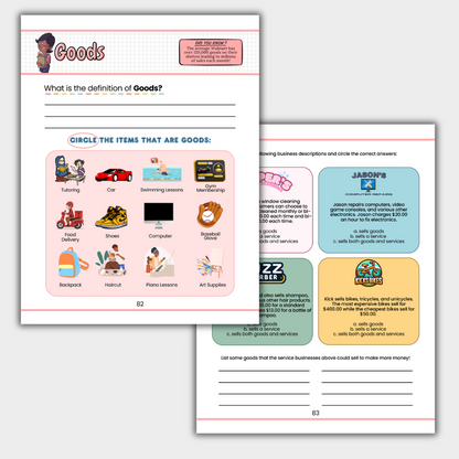 Entrepreneurship Worksheets Downloadable
