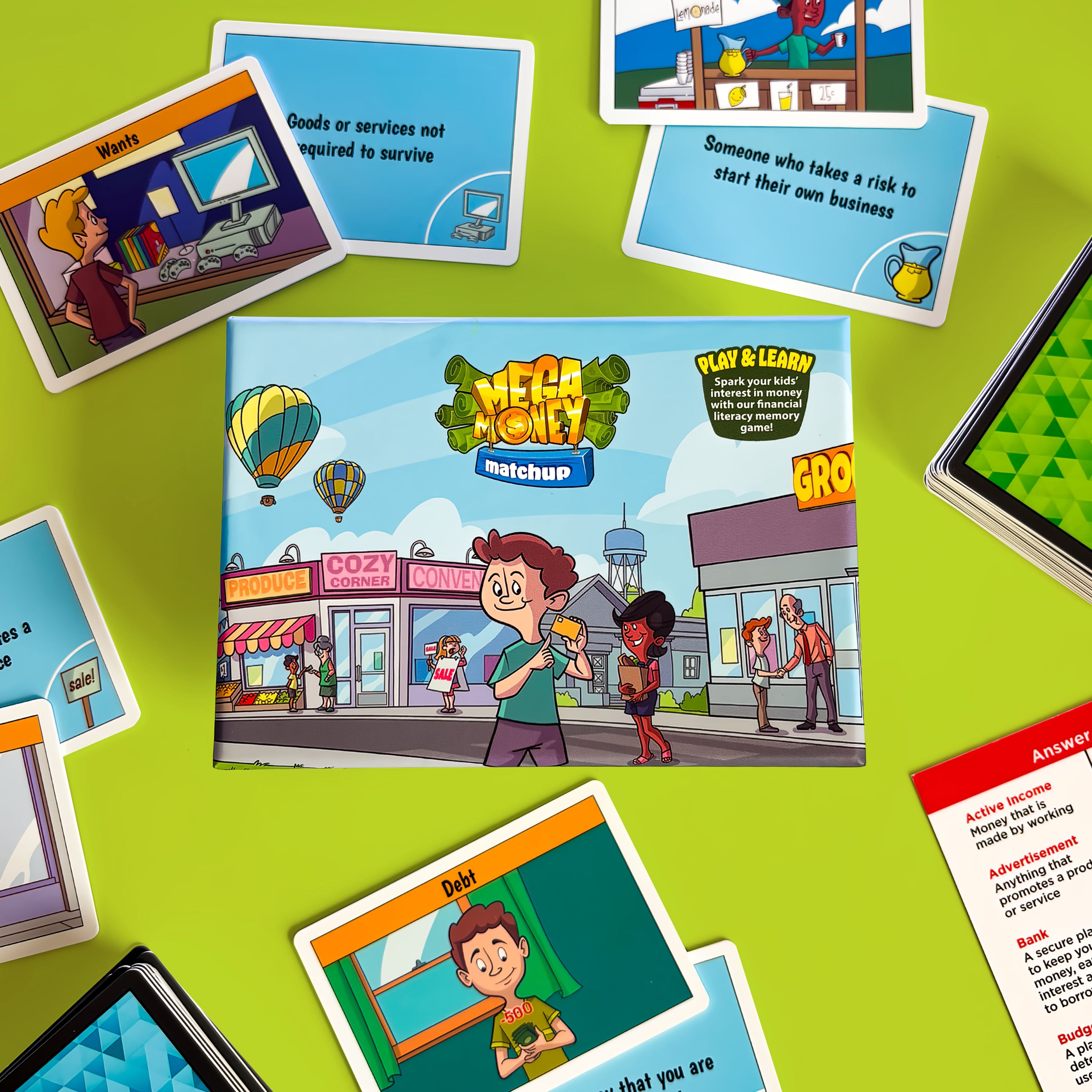 Mega Money Matchup - The Financial Literacy Memory Game for Kids!