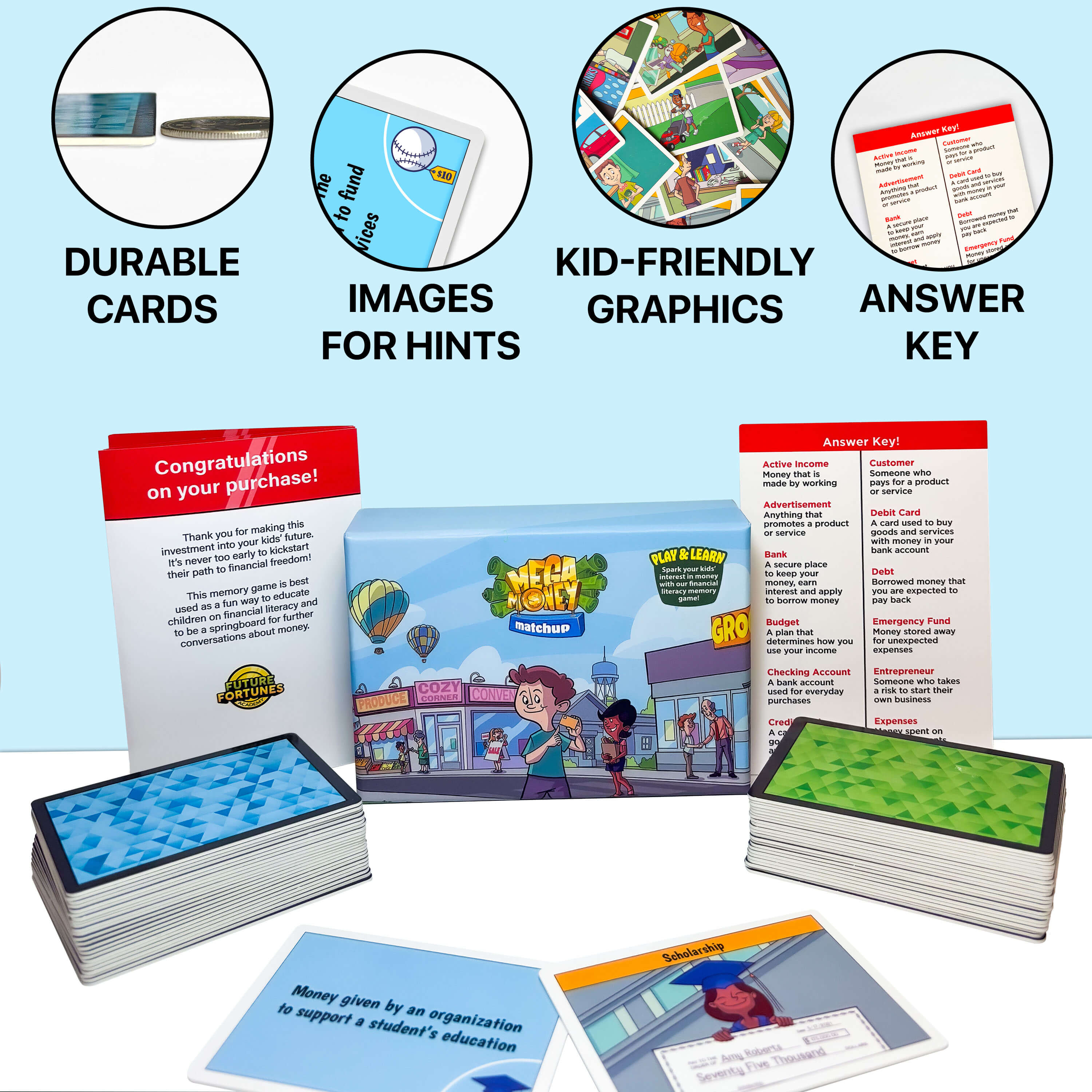 Financial Literacy Memory Game